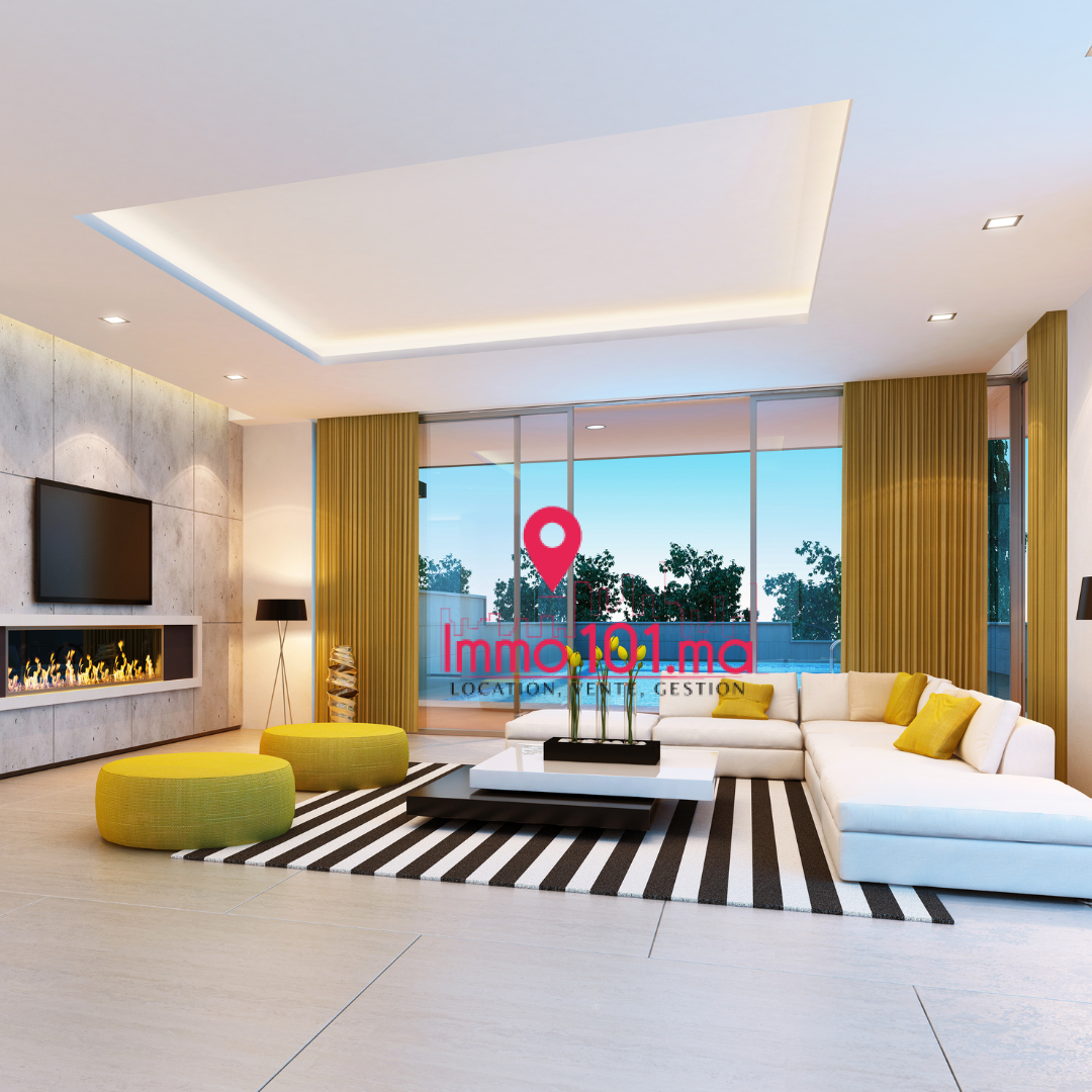 Location villa moderne meublée à Hay Riad SILVM2343