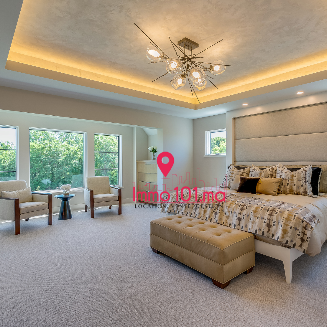 Location villa moderne meublée à Hay Riad SILVM2343